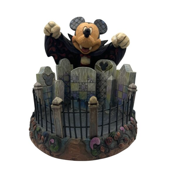 Disney Traditions Mickey Mouse Dracula Figurine By Jim Shore Enesco